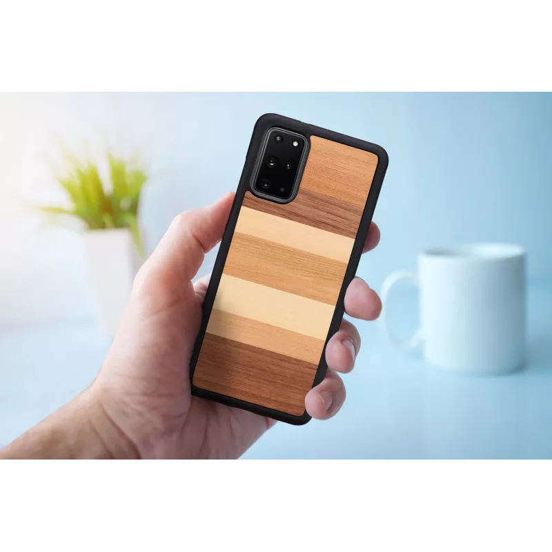 Protective phone case by man and wood for Samsung Galaxy S20+ — black