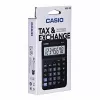 Desktop Basic Calculator CASIO MS-8F – 8-digit, battery/solar, 26 keys, currency & tax functions, profit calc, black