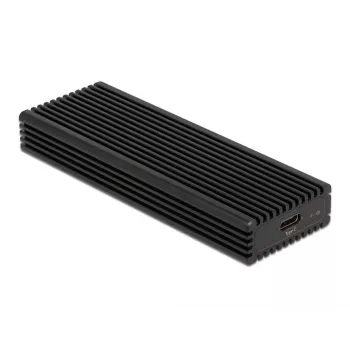 SSD enclosure DeLOCK External USB Type-C Combo Enclosure for M.2 NVMe PCIe or SATA SSD
