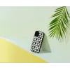Protective phone case iKins for Apple iPhone 12 Pro Max — black pyramid texture