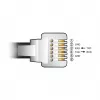 Adapter cable DeLOCK USB Type-A to Serial RS-232 RJ12 ESD protection 2 m Black