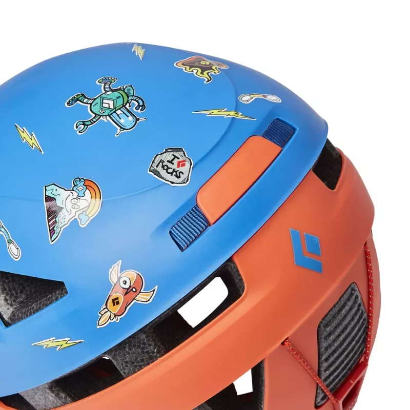 Climbing Helmet for children Black Diamond Capitan Kid's - blue/persimmon