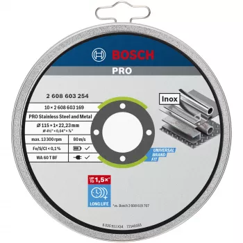 Bosch 2 608 603 254 angle grinder accessory Cutting disc