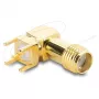 DELOCK cable gender changer SMA Gold – adapter with SMA to SMA connectors, gold finish
