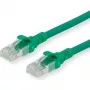 ROLINE - Patch-Cable - RJ-45 (M) to RJ-45 (M) - 5 m - UTP - CAT 6 - Halogen-Free, Moulded, Stranded - Green (21.15.2535)