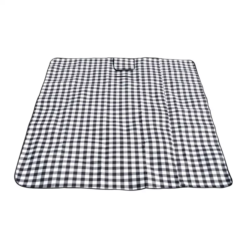 Picnic blanket PROMIS KP250, green stripes, 200 x 150 cm