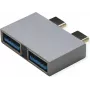 ROLINE USB3.2Gen1 Adptr. 2x C - A ST/BU - Adapter - Digital/Data (12.03.2947)