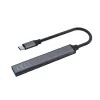USB 3.0 4-port interface hub SAVIO AK-71 with USB-C host, 5000 Mbit/s, 2-year warranty