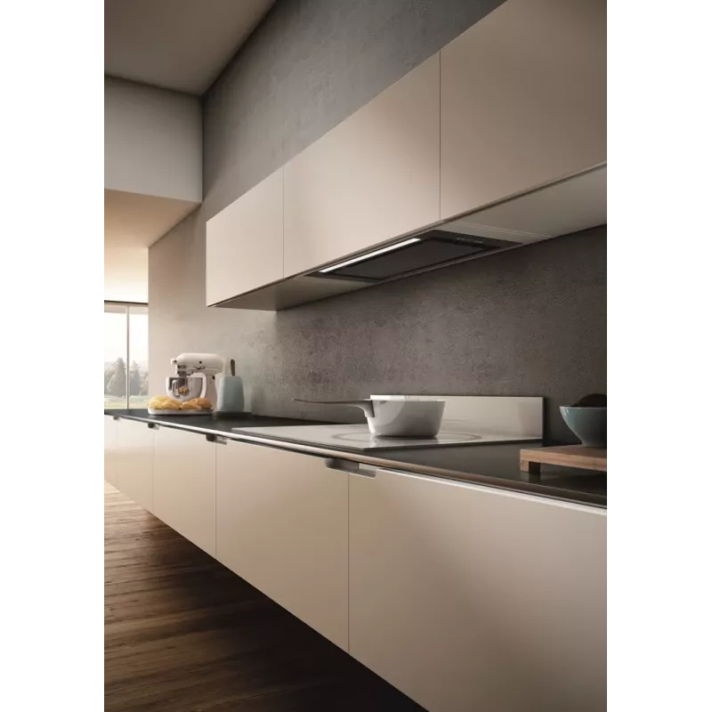 Elica LANE-80-BLK Lane 72cm Canopy Cooker Hood - Black