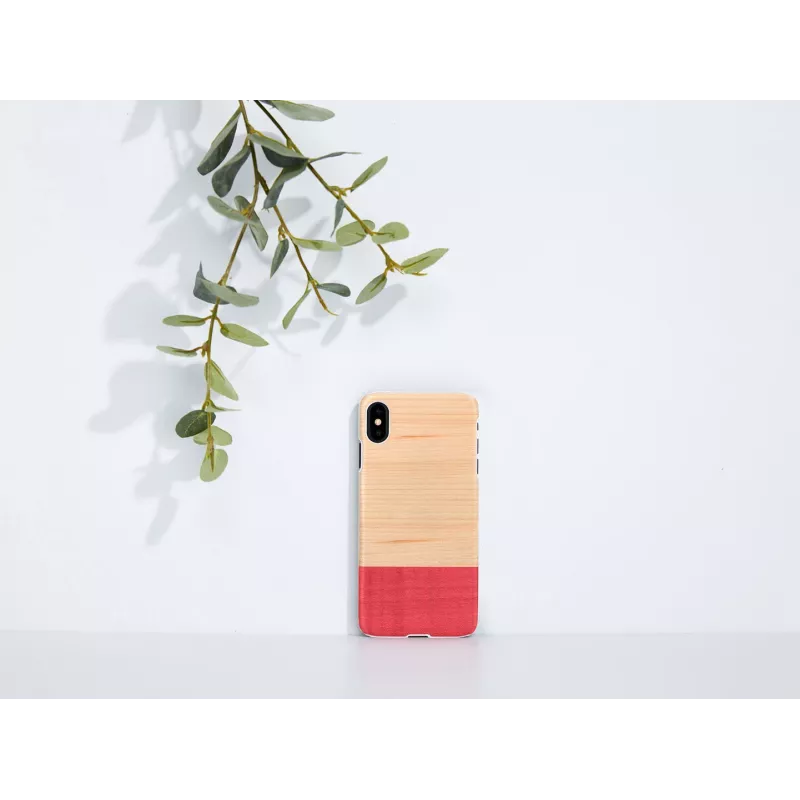 SmartPhone case man and wood for iPhone XS Max — white miss match