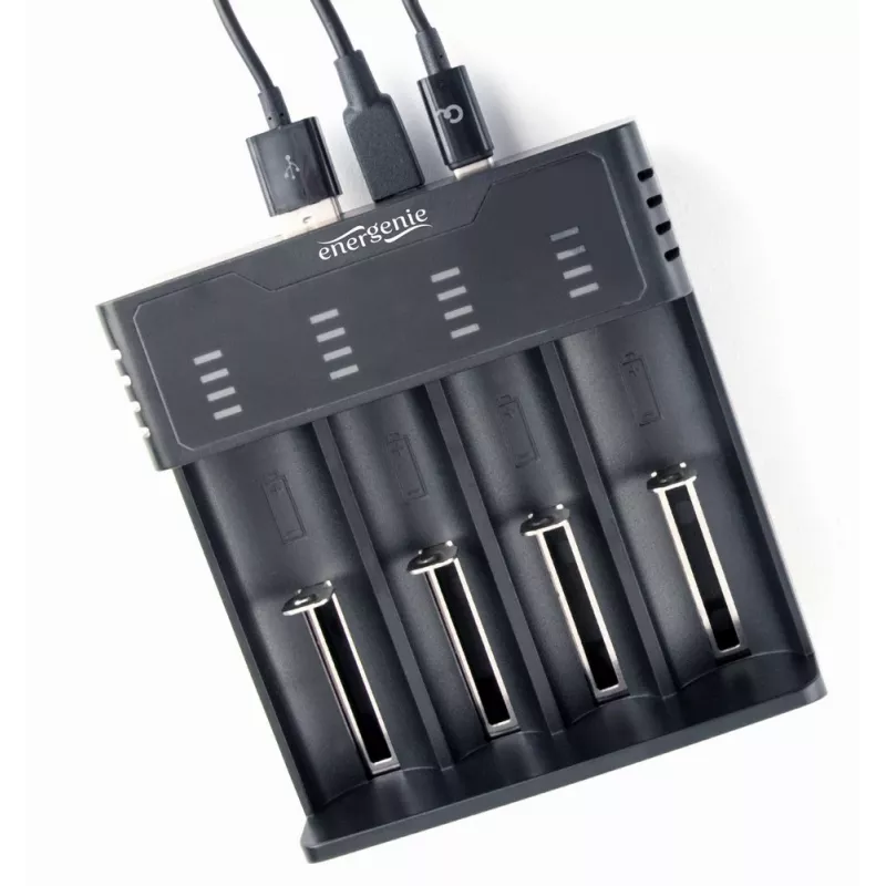Battery Charger Gembird BC-USB-02 USB Lithium-Ion NiCd NiMH