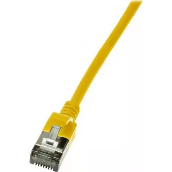 Networking Cable LogiLink Slim U/FTP CQ9027S RJ-45 Cat6a 0.5m Yellow