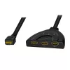 LogiLink - Video/Audio Splitter/Switch - 3 x HDMI - Desktop