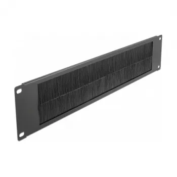 Brush panel DeLOCK 19 inch Cable Management Brush Strip 2U black