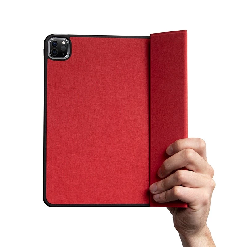 Crong FlexFolio CRG-FXF-IPD112-RED folio case for iPad Air 11 M3 (2025)/M2 (2024), iPad Air 10.9 (5-4 gen.), iPad Pro 11 (2022-2021), 27.7 cm (10.9 inch), Apple Pencil holder, red