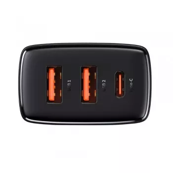 Baseus 30W USB Charger QC PD3.0 Type C PD Fast Charging Quick Phone Charger for iPhone 17 16 15 14 13 12 Pro Max Xiaomi Samsung
