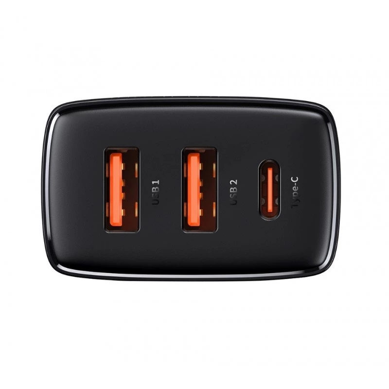 Baseus 30W USB Charger QC PD3.0 Type C PD Fast Charging Quick Phone Charger for iPhone 17 16 15 14 13 12 Pro Max Xiaomi Samsung