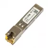 Network switch module MikroTik S-RJ01 — 1× Gigabit Ethernet (RJ-45), 1000 Mbps, 1.25 Gbit/s data rate, 0.1 km transmission