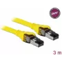 Networking Cable DeLOCK 86583 Cat8.1 S/FTP 3m Yellow