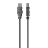 Belkin USB 2.0 Premium Printer Cable, USB-A / USB-B, 1,8m, black.