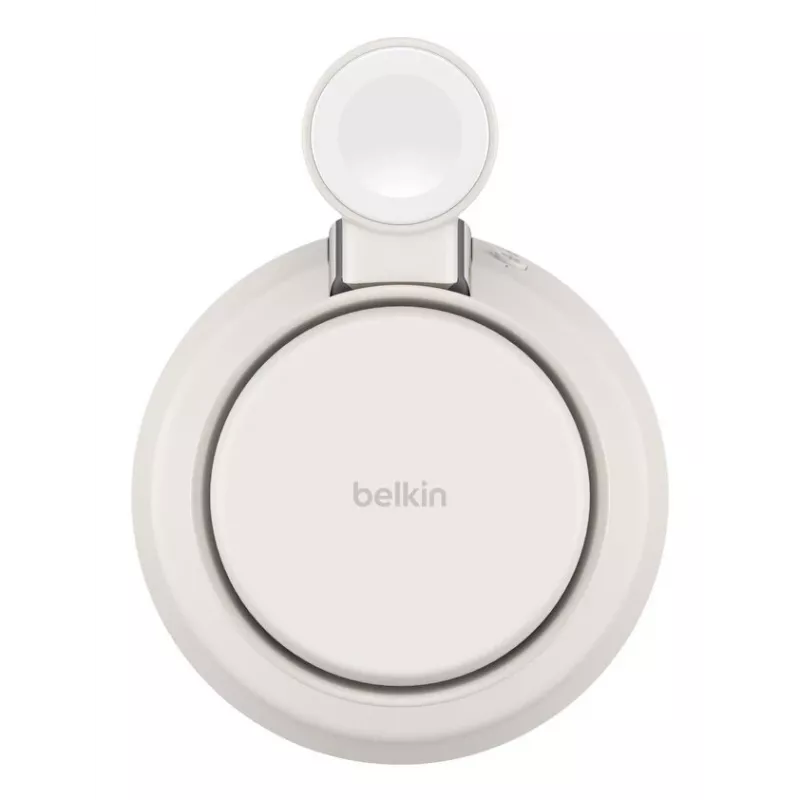Wireless USB Charger Belkin Qi2 WIZ040KQSD — 25W, USB power, 1.5 m cable, white, for smartphone smartwatch headphones fitness tracker