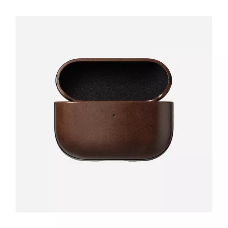 Case Nomad Modern Leather Case — leather, microfiber, polycarbonate, brown