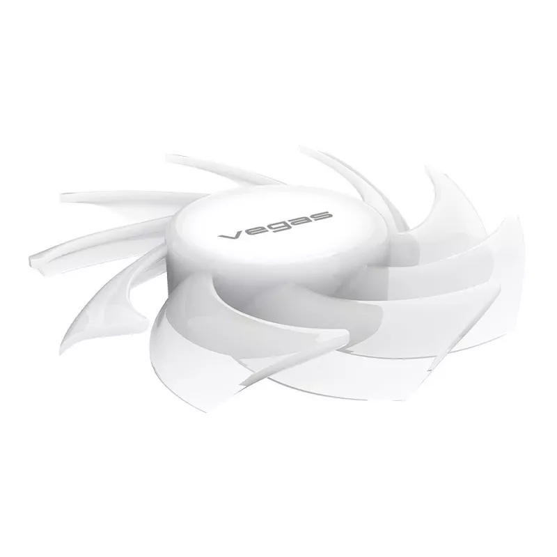 AKASA VEGAS A12 120mm ARGB Case Fan - White
