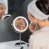 Freestanding makeup mirror Medisana CM 844 LED touch control, 7× magnification, built-in 1000 mAh battery, dimmable tricolor light