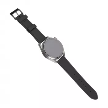 Leather watch strap FIXED FIXLST-22MM-BK — 22 mm quick-release, black