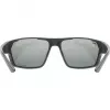 Polarized sunglasses Uvex Sportstyle 233 P - black matt/litemirror silver