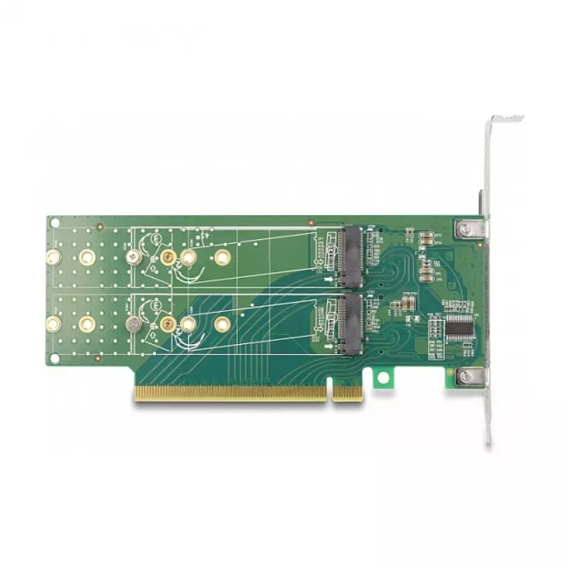 DeLOCK PCI Express 4.0 x16 Card to 4 x internal NVMe M.2 Key M 110 mm