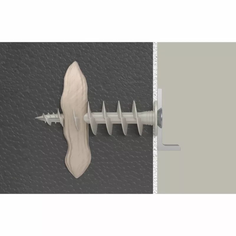 Screw Anchor Fischer 570349 FID II Plus 80mm White 25 pcs