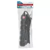 Power extension ESPERANZA ELK215K – 3 m cable, 5 Type E AC outlets, indoor, black