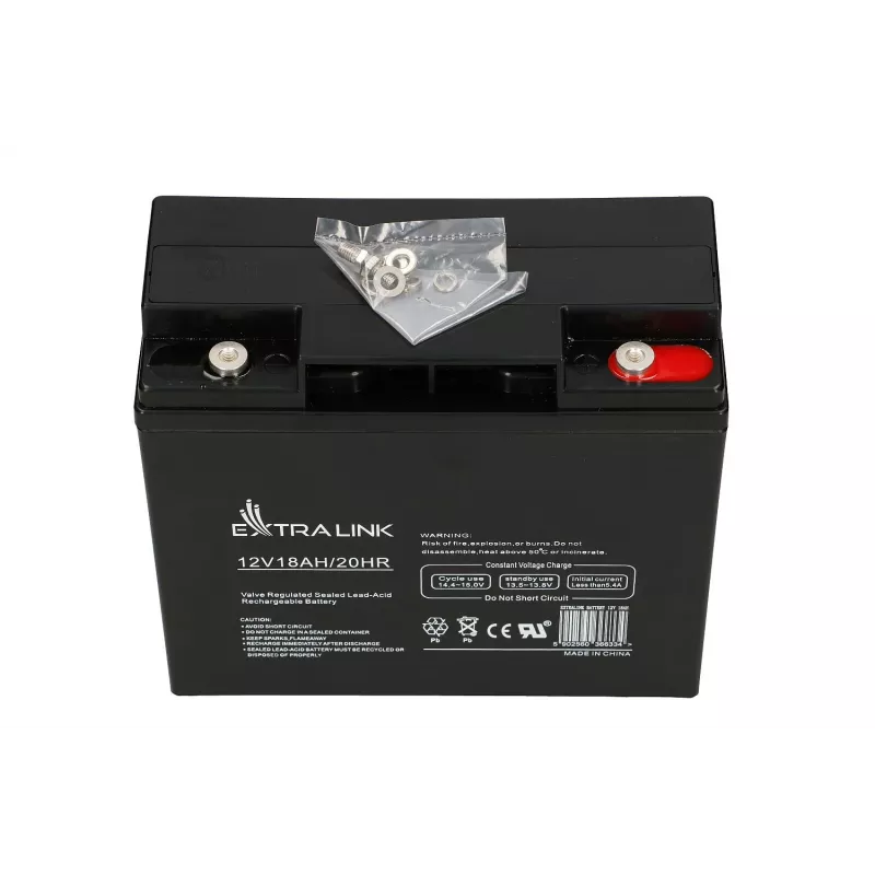 Extralink AGM 12V 18Ah Maintenance-Free Battery