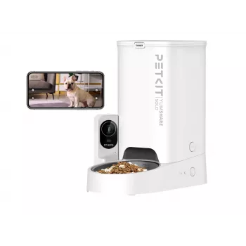 Automatic pet feeder PETKIT P571 with camera, 3 L capacity, white