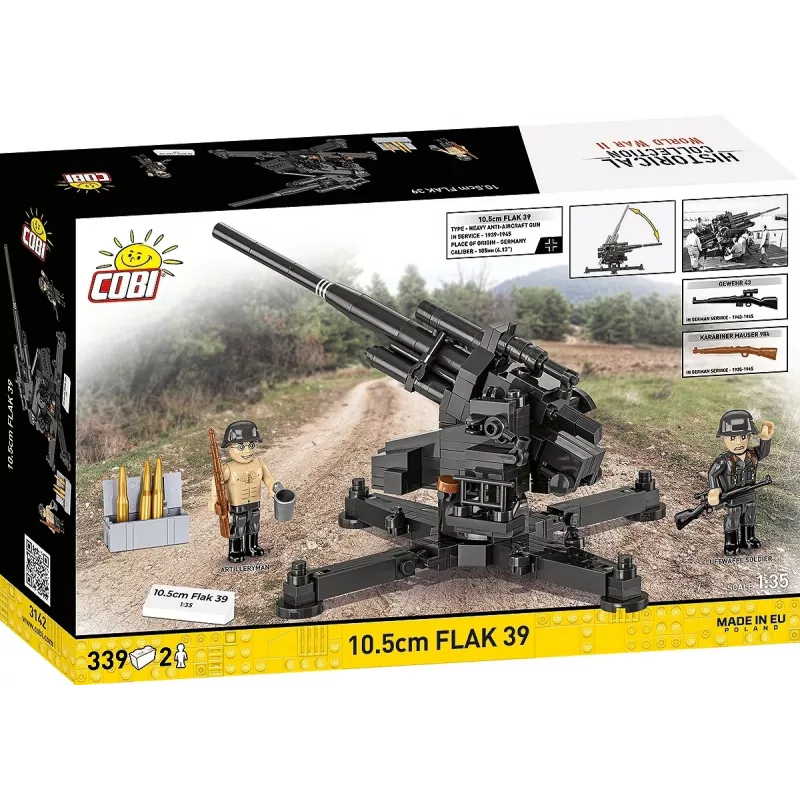 Construction Set Cobi Blocks 10.5 cm Flak 39 — 339 pieces