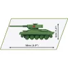 Building set Cobi T-34-85 tank model — 110 pieces, age 6+, green