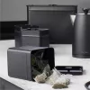 Bread bin Salter BW124581EU7 Kuro steel design - stainless-steel storage for bread and baked goods