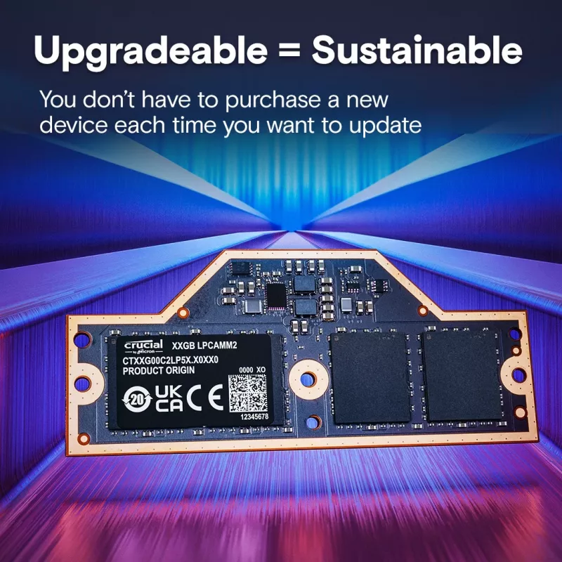 Memory module Crucial LPDDR5X 32GB 7500 MT/s