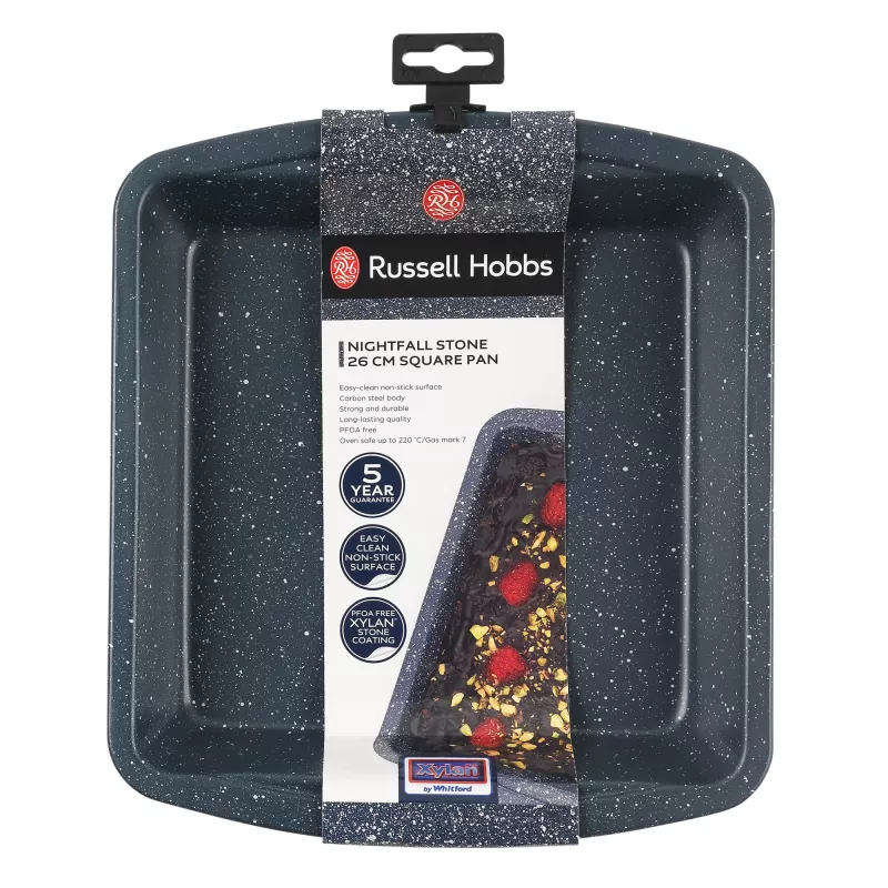 Square Frying Pan Russell Hobbs RH00997EU73 26 cm Stone non-stick coating