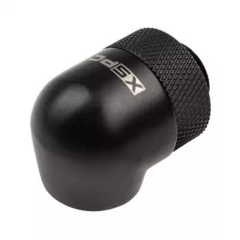 XSPC Adapter 90° G1/4 inch male to G1/4 inch female, rotatable, black