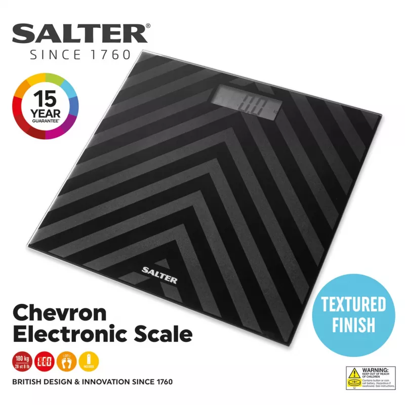 Bathroom Scale Salter SA00287 BACFEU16 Chevron Two Tone