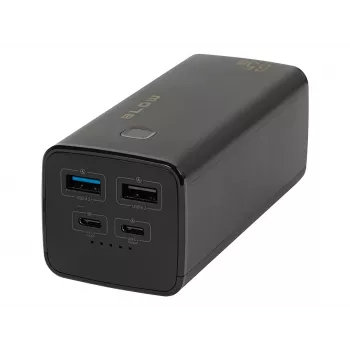 Portable Power Bank BLOW PB20G 20000mAh PD 65W, USB-C input/output, 2x USB-A outputs, black