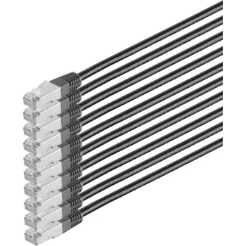 Network cable ShiverPeaks 75711-H0.5S-SET10 Cat 6 S/FTP PIMF, 0.5 mm conductor, set of 10
