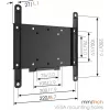 Vogels | Wall mount | MA2000-A1 | Fixed | 26-40 inch | Maximum weight (capacity) 30 kg | Black