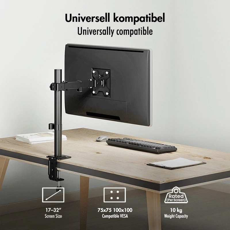 Monitor mount 17-32 10 kg max, steel