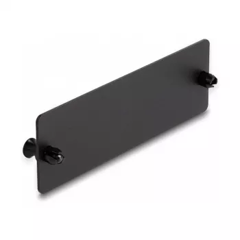 DeLOCK Fiber Optic Blind Panel black 109mm Metal