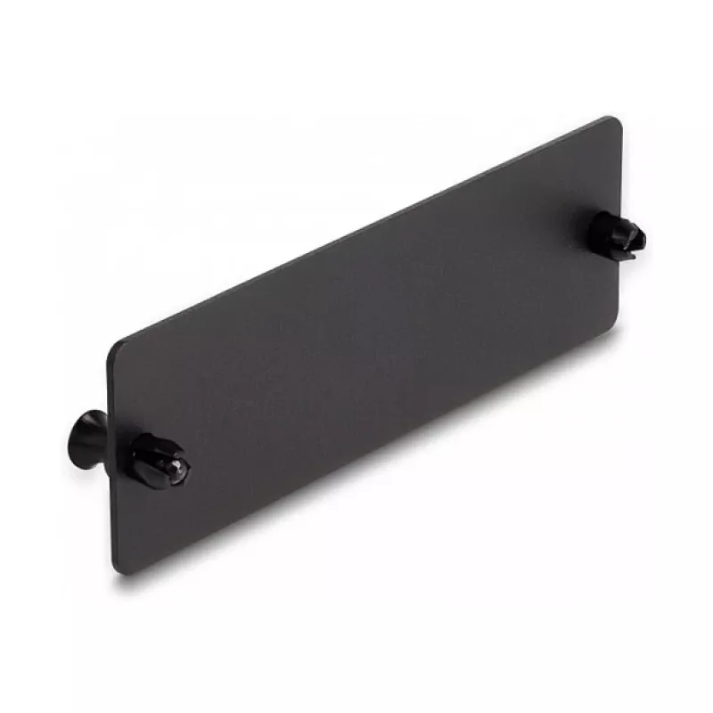 DeLOCK Fiber Optic Blind Panel black 109mm Metal