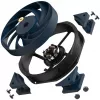 Fan Cooler Master Mobius 120 OC 12 cm Black 3 Speeds 3200 RPM