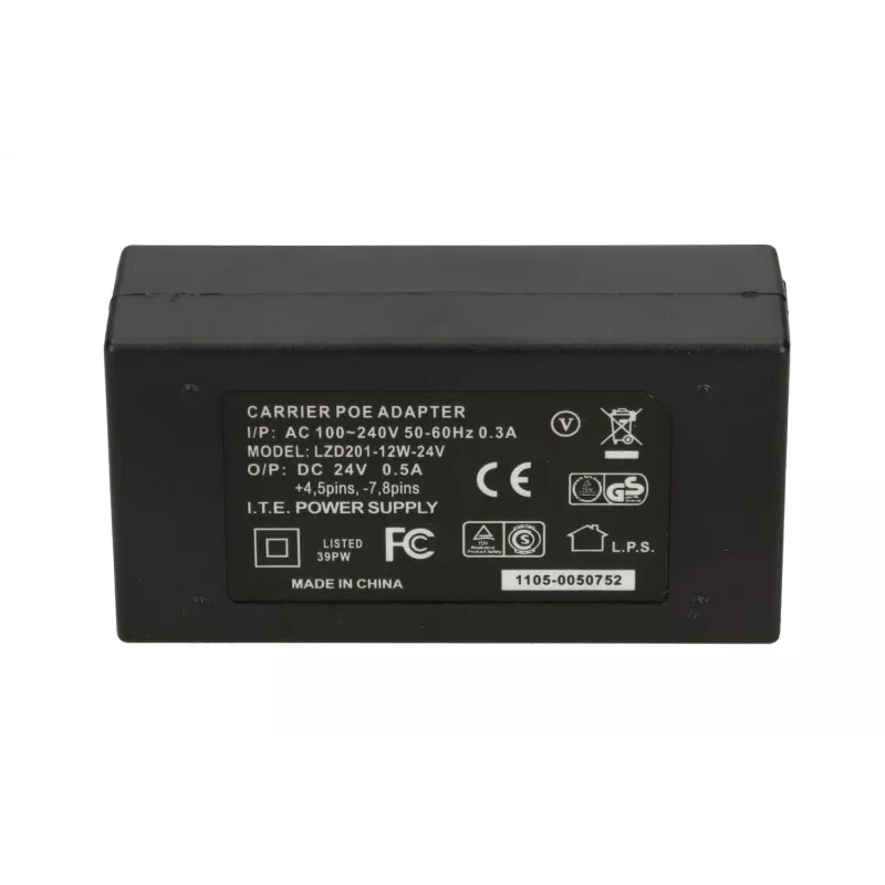 Extralink PoE Power supply POE-24-12W 24V 0.5A 12W AC cable included